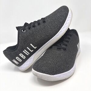 NOBULL Unisex‎ Heather Trainer Black Running Sneakers Size Mens 7.5 Womens 9